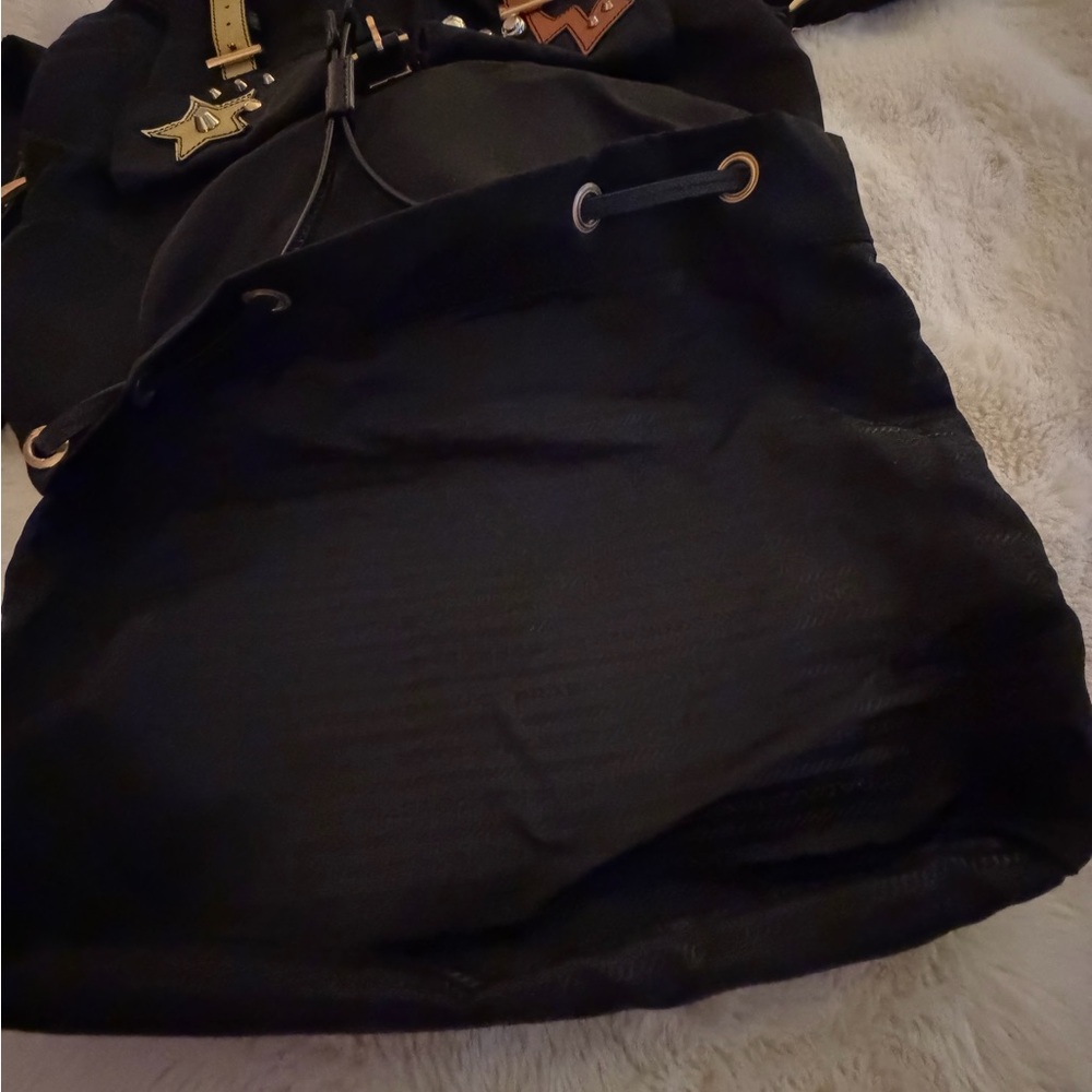 PRADA ROBOT BLACK BACKPACK WITH COA LIMITED EDITION - Picture 7 of 12